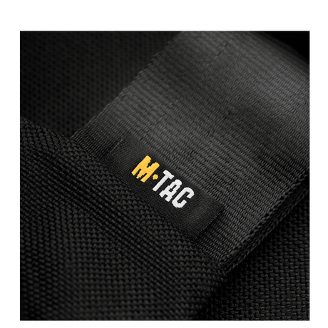M-Tac Carry Sling Taske Elite Gen.IV, musta nylon, vahvistetut ompeleet ja yksityiskohtainen logo, galleria, positio 1