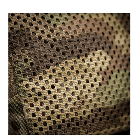 M-Tac Hook & Loop Utility Panel, modulaarinen mesh-paneeli maastokuviossa, suunniteltu sisäiseen organisointiin, galleria-asento 1