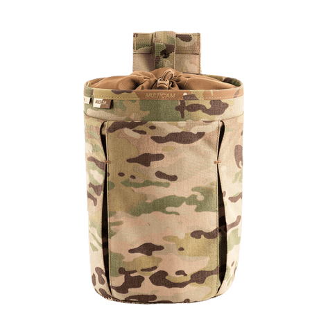 M-Tac Mag Drop Pouch Elite MOLLE-kiinnityksellä maastokuvioituna.