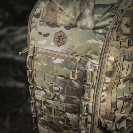 M-Tac Rygsæk Large Gen.III Elite i robust Cordura materiale til taktisk brug og udstyrstransport, camouflage design.