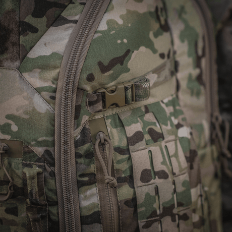 M-Tac Large Gen.IV Elite kestävä Cordura-reppu ergonomisella muotoilulla, maastokuvioitu.