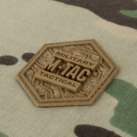 Lähikuva M-Tac Gun Backpack Case 125 cm Gen.II Elite -mallista sotilasmaisella camo-kuosilla