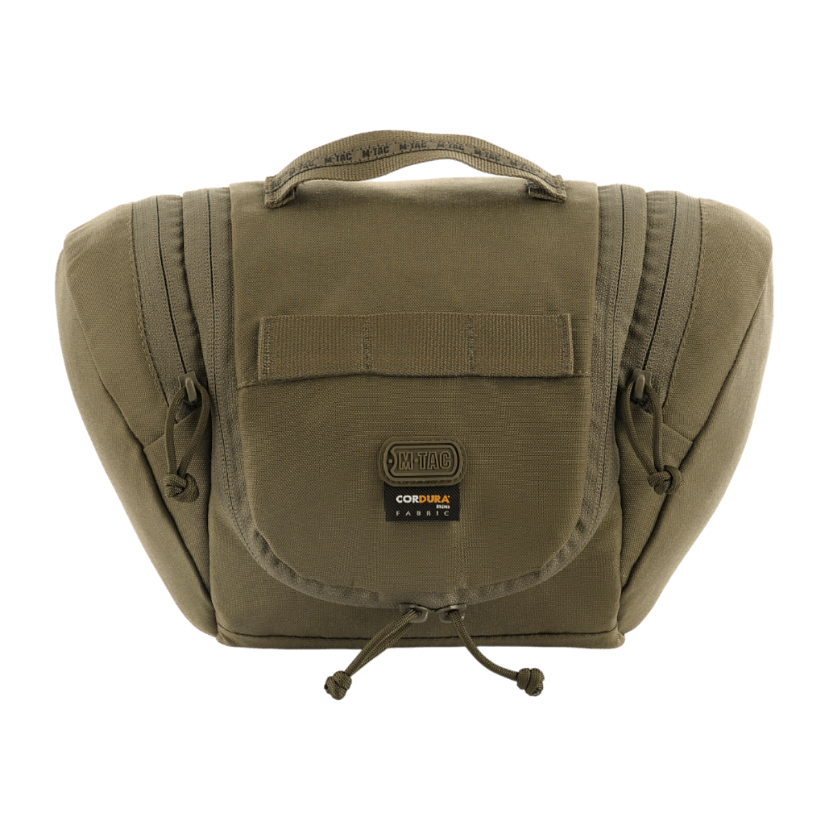 M-Tac Toilettaske Elite Gen.II i olivengrøn farve, designet til opbevaring af hygiejneartikler under rejser.