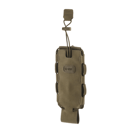 M-Tac Flaske Holder Elite Cordura 500D:stä MOLLE-kiinnityksellä, suunniteltu pullojen säilytykseen ja integrointiin taktiseen varustukseen