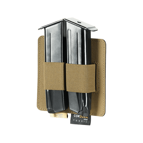 M-Tac Double Mag Pouch Hook Backed Magazine kahdelle pistoolille, sopii M-Tac-laukkuihin.