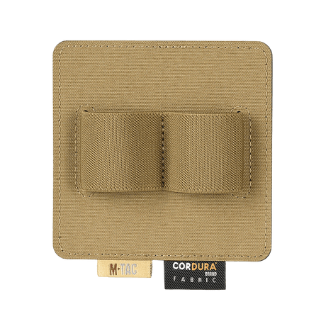 M-Tac Double Mag Pouch Hook Backed Magazine beige, kahdelle pistoolilippaalle, kiinnitettävissä Velcrolla laukkuun tai reppuun.