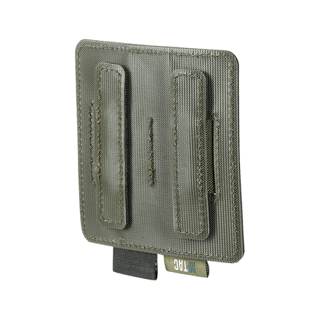 M-Tac Double Mag Pouch Hook Backed Magazine khakinvärinen, Velcro-taskupinnalla, suunniteltu kahdelle pistoolilippaalle.