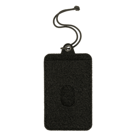 M-Tac Badge Holder – henkilökortti ja patch Velcrolla ja paracord-riipukkeella, sopiva henkilökortille ja merkeille, mitat: 120 x 65 mm.