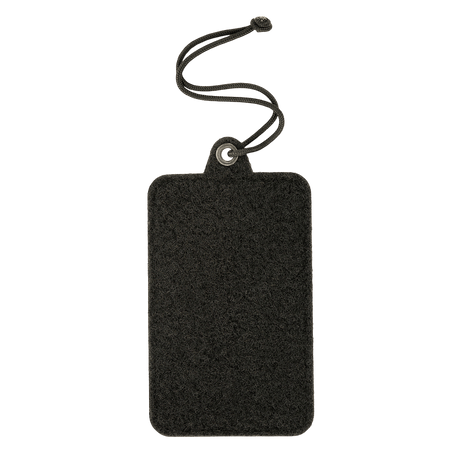 M-Tac Badge Holder – henkilökortti ja patch Velcrolla ja paracord-riipukkeella, sopii henkilökortille ja merkeille, mitat 120 x 65 mm.
