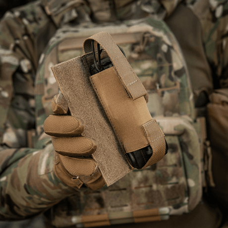M-Tac Tourniquet Pouch Elastisk VELCRO Gen.II kiinnitetty taktiseen liiviin, nopea pääsy tourniquetiin