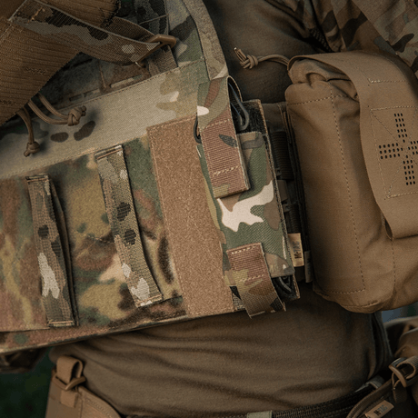 M-Tac Tourniquet Pouch Elastisk VELCRO Gen.II kiinnitetty taktiseen liiviin camo-kuvioitu