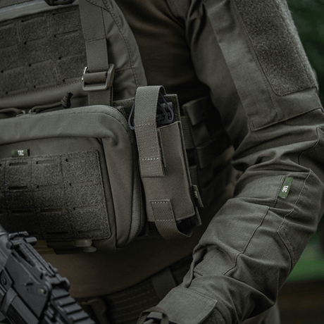 M-Tac Tourniquet Pouch Elastisk VELCRO Gen.II kiinnitetty taktiseen liiviin, Cordura 500D ja Texcel-hihnat kestävyyttä varten