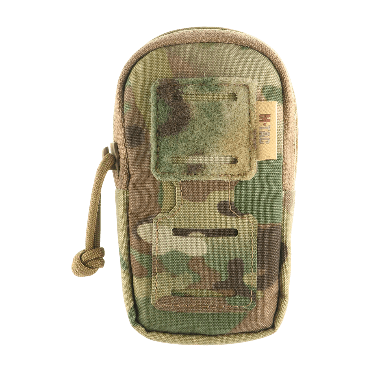 M-Tac PC Utility Pouch Elite i camouflage, alsidig CORDURA-pung med MOLLE-interface og Velcro-panel til patches.