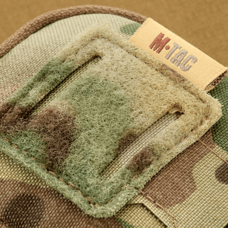 M-Tac PC Utility Pouch Elite camo, Velcro-paneeli patchien kiinnitykseen ja kulutusta kestävä Cordura-materiaali