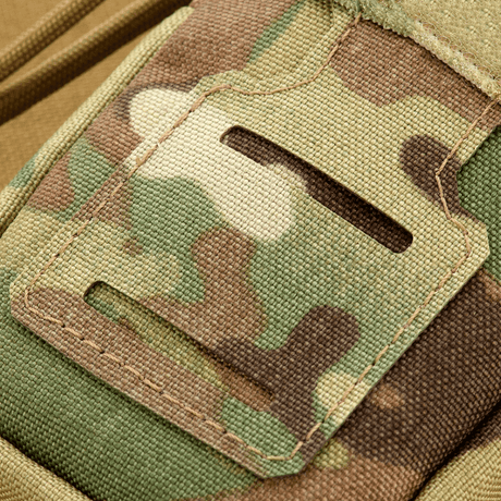 M-Tac PC Utility Pouch Elite MOLLE:lla ja Cordura-materiaalilla camo-kuosissa, sopii taktiseen säilytykseen
