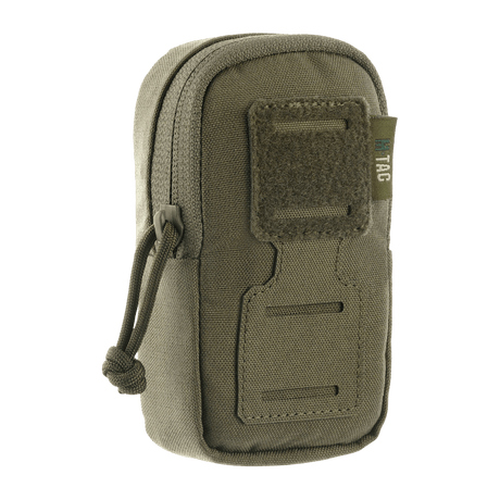 M-Tac PC Utility Pouch Elite oliivinvärinen Cordura, MOLLE-liitäntä ja Velcro-paneeli patchien kiinnitykseen, 13 x 6 x 3 cm, pohjan poistoaukko taktiseen käyttöön