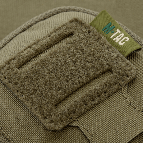 Lähikuva M-Tac PC Utility Pouch Elite Velcro-paneelista, valmistettu 500D Cordurasta, MOLLE-liitäntä, sopii pienille tavaroille
