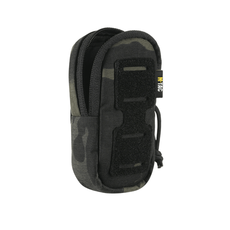 M-Tac Utility Shoulder Pouch Elite Gen.II Cordura 500D Multicam Black, Velcro-panel ja MOLLE-system. Sopii varusteiden säilytykseen.