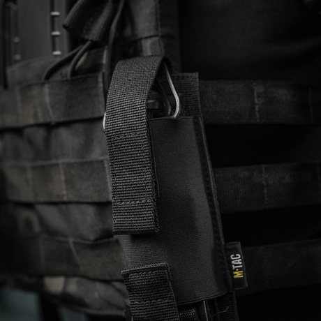 M-Tac Tourniquet Pouch Elastisk med MOLLE Gen.II kiinnitetty varusteisiin, valmistettu Cordurasta elastisella saumalla, 15 x 5 cm.