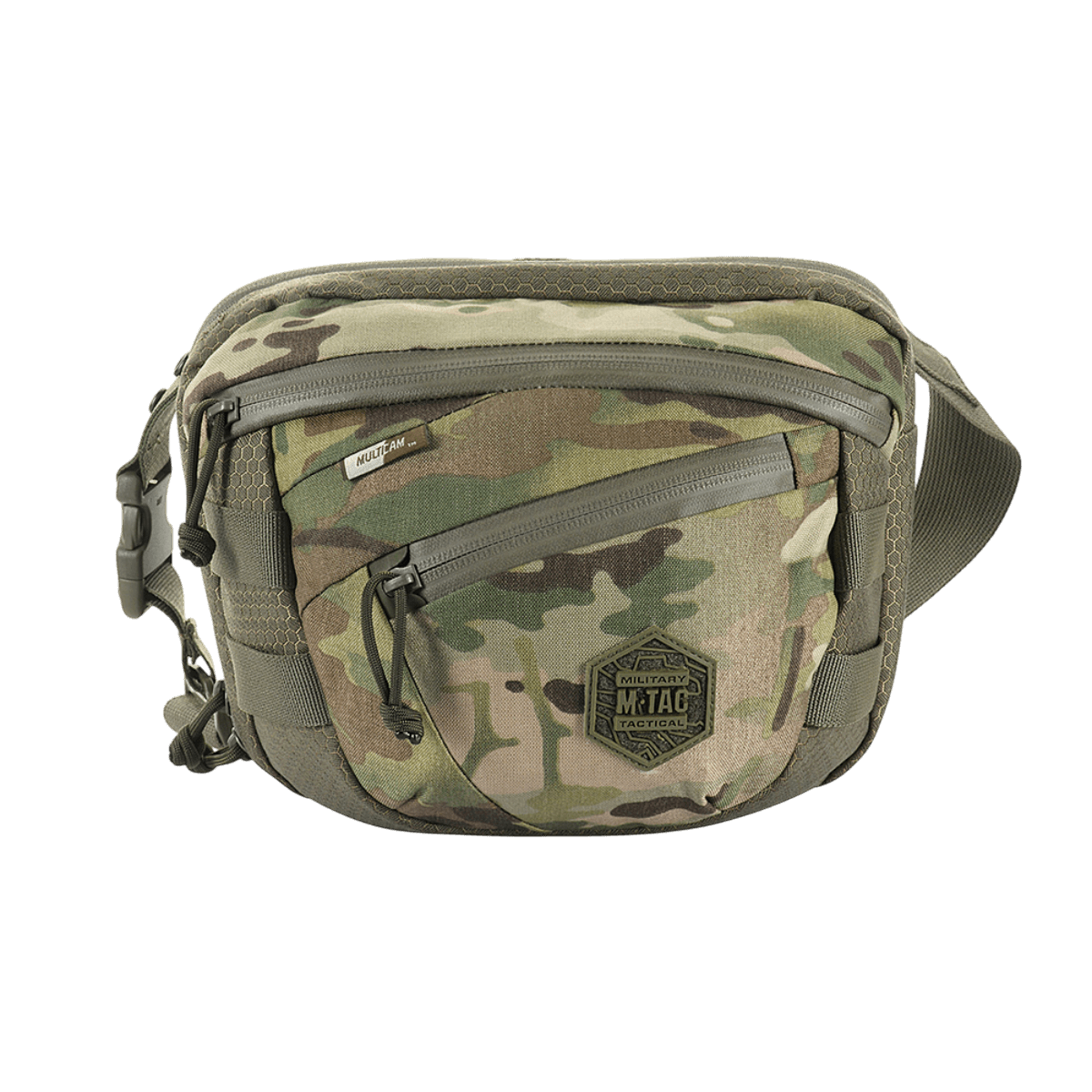M-Tac Sphaera Hex Hardsling Taske Gen.II Elite i camouflage, kompakt og funktionel taske med Cordura stof og justerbar skulderrem.