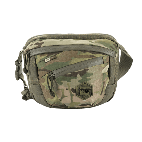 M-Tac Sphaera Hex Hardsling Taske Gen.II Elite camouflage, kompakti ja toiminnallinen laukku Cordura-kankaalla ja säädettävällä olkahihnalla.