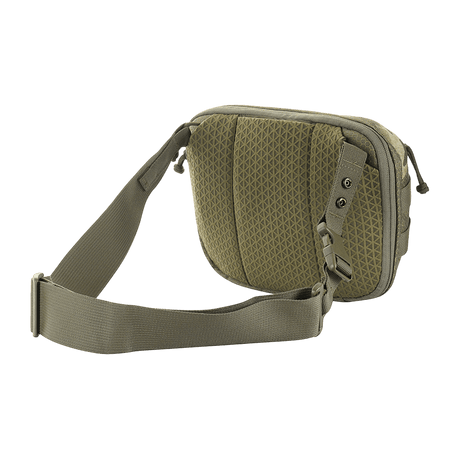 M-Tac Sphaera Hex Hardsling Taske Gen.II Elite Cordura- ja Hex-polyesteristä, kompakti laukku modulaarisella rakenteella ja säädettävällä olkahihnalla.