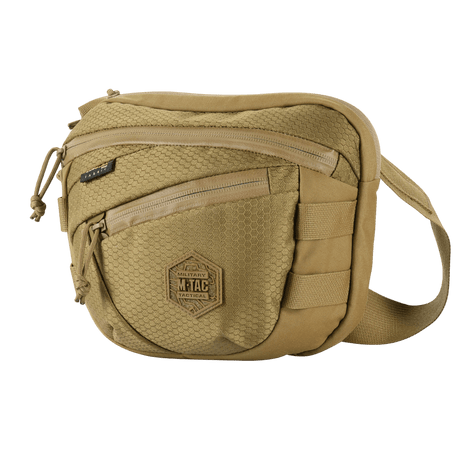 M-Tac Sphaera Hex Hardsling Gen.II Elite Cordura, kompakti ja tyylikäs laukku säädettävällä olkahihnalla ja piilotetulla kantotilalla.