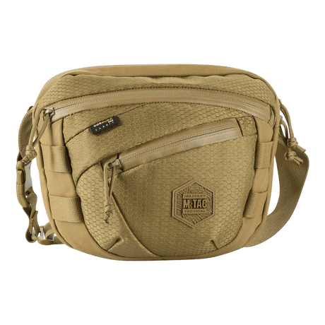 M-Tac Sphaera Hex Hardsling Gen.II Elite – kompakti laukku piilotetulla kantojärjestelmällä ja säädettävällä olkahihnalla, päivittäiseen käyttöön.