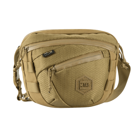 M-Tac Sphaera Hex Hardsling Gen.II Elite Cordura-materiaalilla, säädettävä olkahihna ja vetoketjusulut.