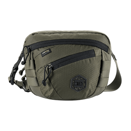 M-Tac Sphaera Hex Hardsling Gen.II Elite Cordura-materiaalilla, säädettävä olkahihna ja vetoketjusulku.