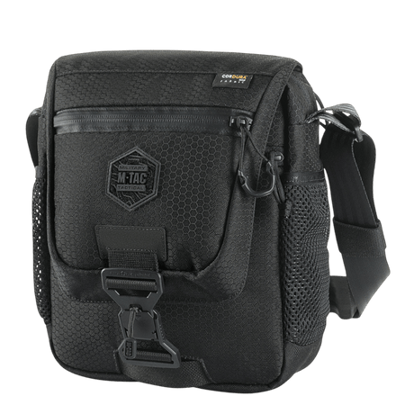 M-Tac Satellite Magnettaske Gen. II Elite Hex, musta Cordura Hex, magneettilukitus ja NIJ-sertifiointi, galleria-asento 1.