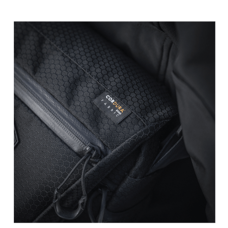 M-Tac Satellite Magnettaske Gen. II Elite Hex, musta Cordura Hex ja Cordura 10, painotus kulutuskestävyydessä ja NIJ-sertifiointi, galleria-asento 1.