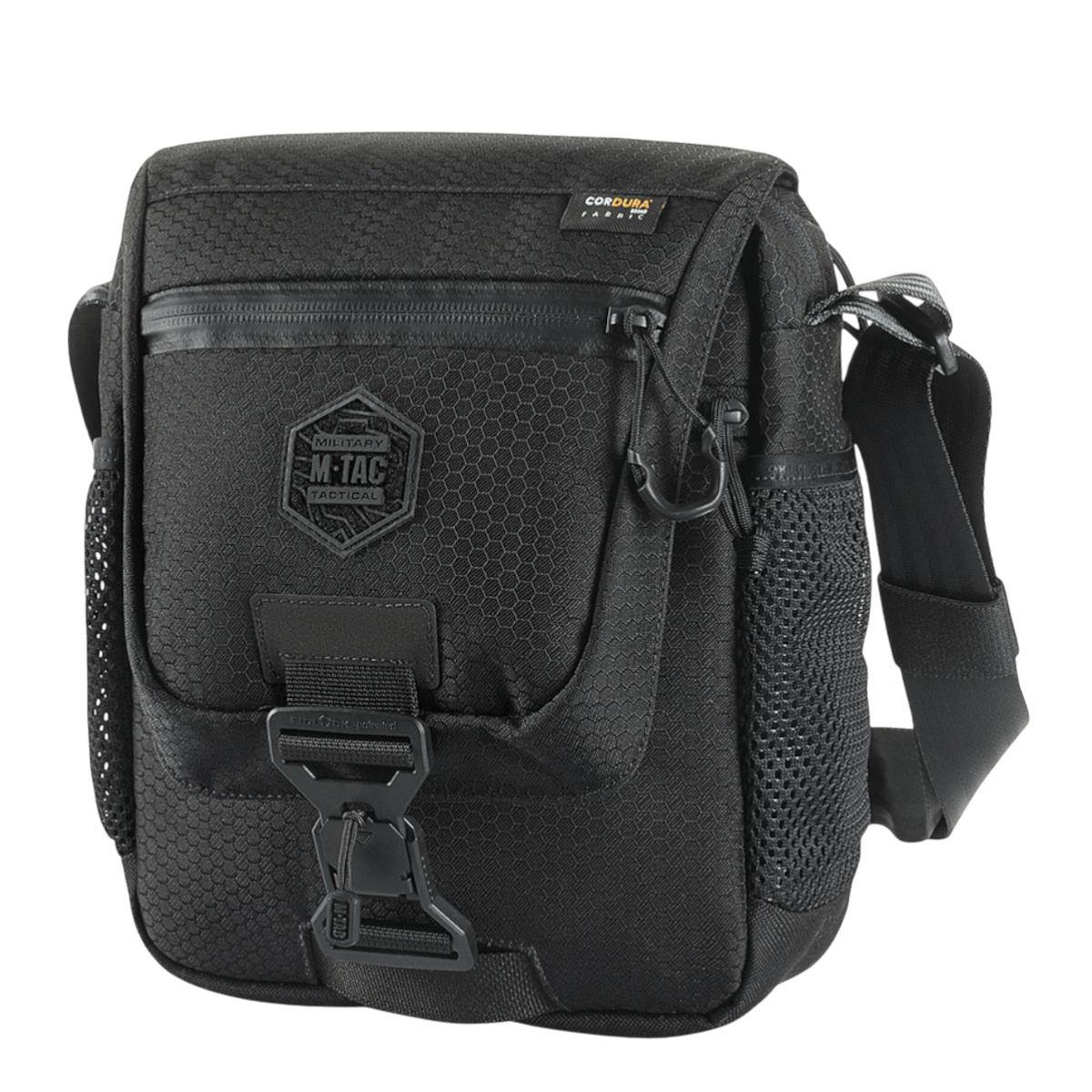 M-Tac Satellite Magnettaske Gen. II Elite Hex i slidstærkt Cordura med robust design, perfekt til skjult våbenbæring og daglig brug.