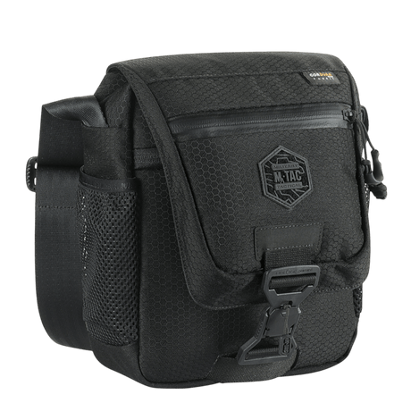 M-Tac Satellite Magnettaske Gen. II Elite Hex, musta Cordura Hex, magneettilukitus, tablettimuotoilu ja NIJ-sertifiointi, galleria-asento 1.