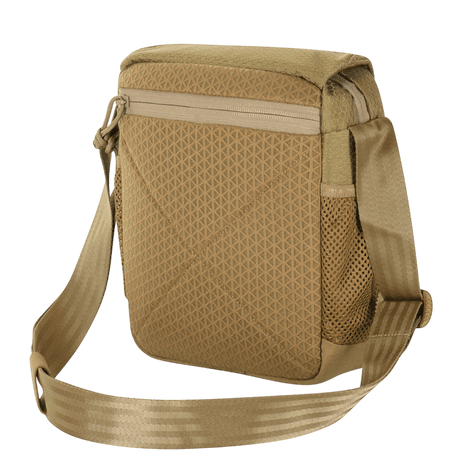 M-Tac Satellite Magnettaske Gen. II Elite Hex, hiekka Cordura Hex, NIJ-sertifiointi, galleria-asento 1, säädettävä olkaremmi.