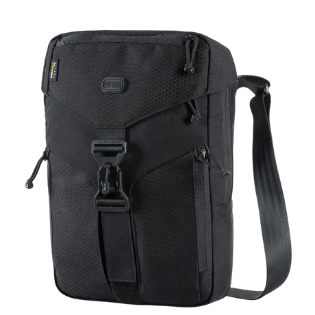 M-Tac Magnet XL Taske Elite Hex olkahihnalla ja FidLock-lukitusjärjestelmällä, musta malli.