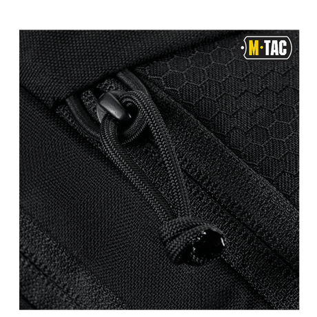 M-Tac Magnet XL Taske Elite Hex FidLock-sululla ja Velcro-paneelilla, musta design.