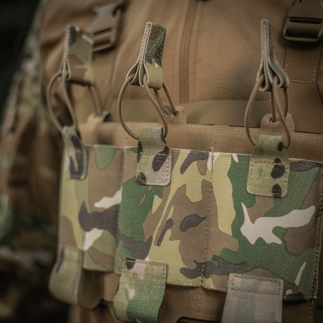 Taktinen asetus M‑Tac Elastinen Single Magazine Pouch Elite AK/AR-lipalle, MOLLE-yhteensopiva, maastokuvio