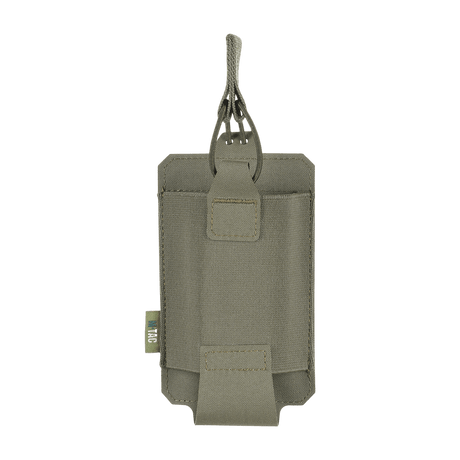 M‑Tac Elastinen Single Magazine Pouch Elite AK/AR:lle, kompakti Cordura-malli, MOLLE-yhteensopiva, avoin nopeaan käyttöön