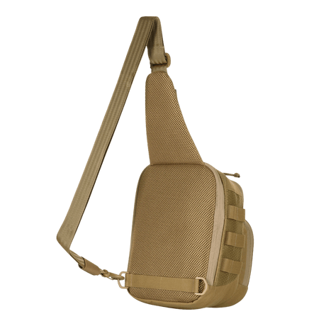 M‑Tac Cross Bag Elite Hex, taktinen sling-laukku, 5 l, Cordura 500, MIL-SPEC-hihnat, täydellinen arkeen ja varusteille.