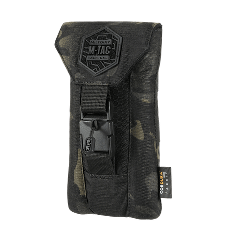 M-Tac Smartphone Lomme Elite Large Hex mustasta CORDURA-materiaalista.