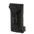 M-Tac Smartphone Lomme Elite Large Hex i sort lavet af slidstærkt CORDURA HEX materiale med WJ magnetisk spænde for sikkerhed.