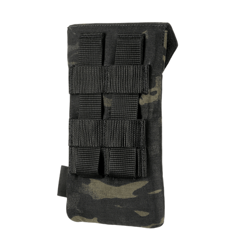 M-Tac Smartphone Lomme Elite Large Hex kestävästä CORDURA HEX -materiaalista WJ-magneettisoljella mustassa muotoilussa.
