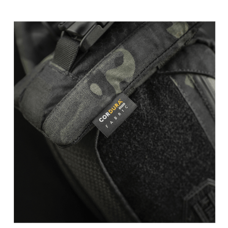 M-Tac Smartphone Lomme Elite Large Hex kestävästä CORDURA HEX -materiaalista, musta, tiheys 1000D, WJ-magneettisoljella.