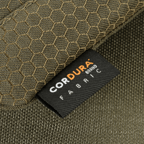 Etiketti M-Tac Smartphone Pouch Elite Large Hexissä, Cordura-kangas hexagon-kuviolla.