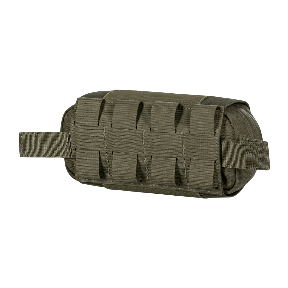 M-Tac Horizontal Medical Pouch Elite i grøn Cordura 500D med YKK AquaGuard vandtæt lynlås, ideel til militær førstehjælp.