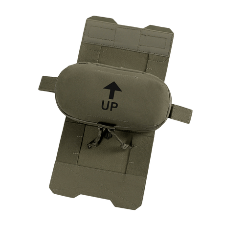 M‑Tac Horizontal Medical Pouch Elite Cordura 500D:llä ja sisäjärjestäjällä, YKK AquaGuard -vetoketju kenttäapua varten.