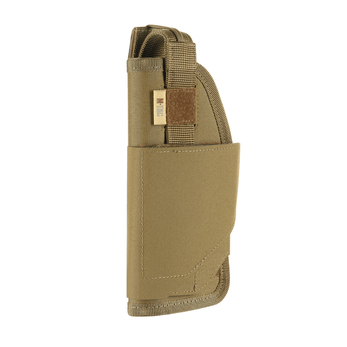 M-Tac Universal Taktisk Hylster Elite Venstre i slidstærk lamineret Cordura 500D, justerbar størrelse, MOLLE-interface tilgængelig.