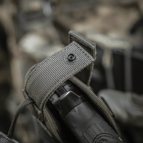 M-Tac Universal taktinen kotelo Elite vasen laminoitu Cordura 500D, säädettävä koko, NIJ-sertifiointi, galleria-asento 1.