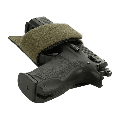 M-Tac Hylster-Insert Light taktiseen laukkuun piilotettuun aseenkantoon, säädettävä tarranauha eri malleille, nopea pääsy.